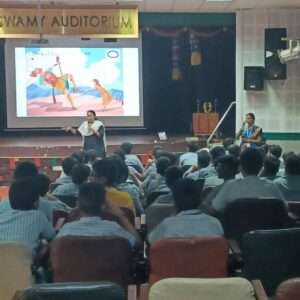 Our impactful seminar on Personality Development and Public Speaking for School Students at Sir Sivaswami Kalalaya Senior Secondary School! #FreeSeminar #SoftSkills #EmpowerEducationVisit- https - -actiondn (2)